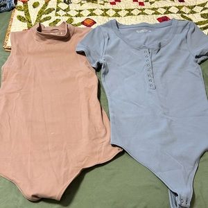 Abercrombie body suits (separate or together) - medium; 2 for $40